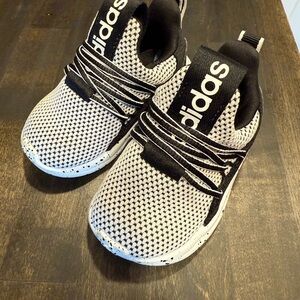 Adidas Kids Black and White Sneakers